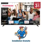 Tv Thomson 50" 50UG4S14 UHD Side Feet Google Tv Noir