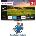 TV Thomson 55" 55QG5C14 QLED Plus Google Tv Noir