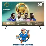 TV Hisense A6N 58" 4K UHD Smart Tv Noir
