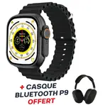 Smartwatch Ksix Urban Plus 2,05" / Noir Avec Casque Bluetooth P9 Noir Offert